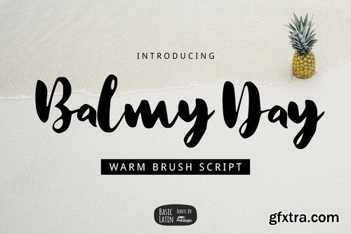 CM - Balmy Day Brush Font 3348312