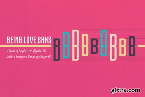 Being Love Duo Font Family - 2 Fonts