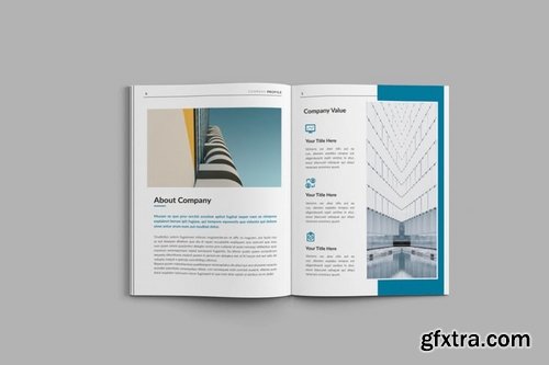 Jinada - A4 Company Profile Brochure Template