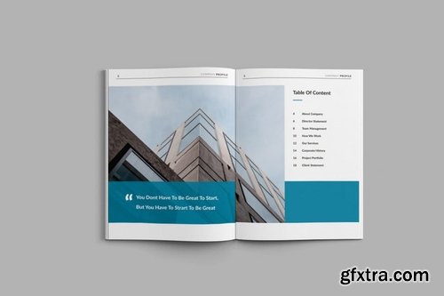 Jinada - A4 Company Profile Brochure Template