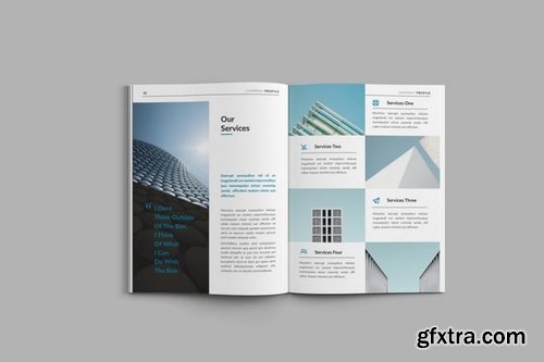 Jinada - A4 Company Profile Brochure Template