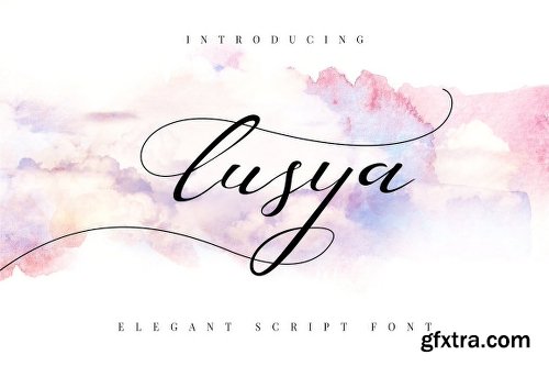 CreativeMarket Lusya - Elegant Script 3347841