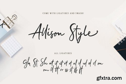 CreativeMarket Allison Style - Font Duo 2613889