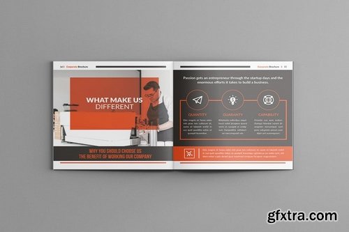 Lothar - Square Corporate Brochure Template