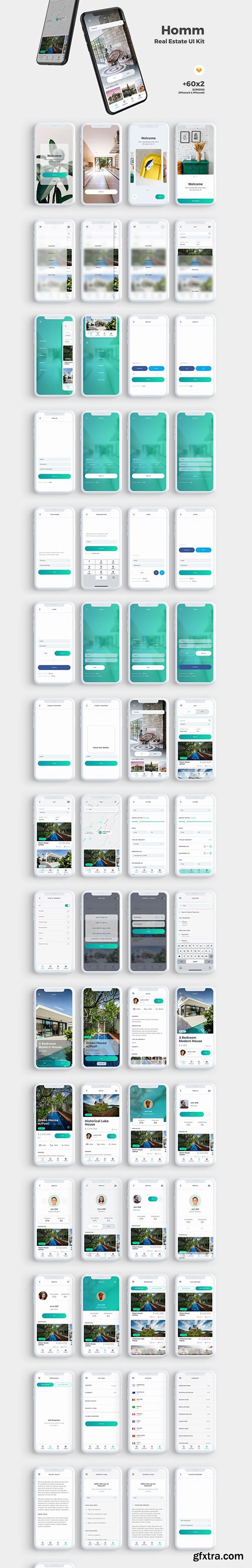 Homm Real Estate UI Kit