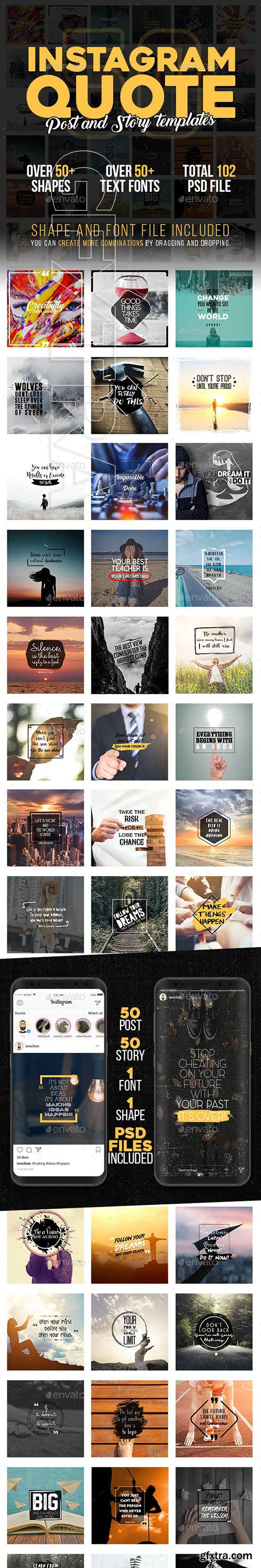 GraphicRiver - Instagram Quote Templates 23098069