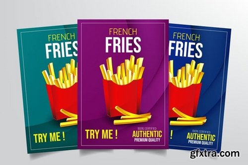 French Fries Flyer Template