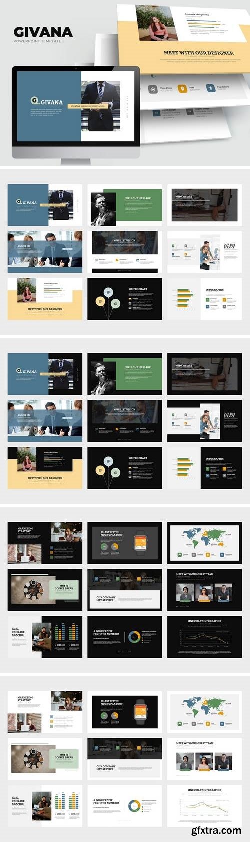 Givana : Creative Industry Profile Powerpoint