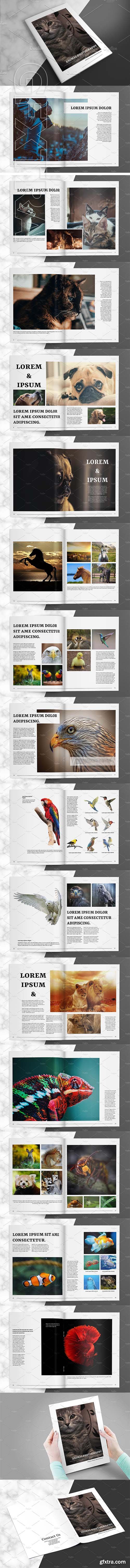 CreativeMarket - Animal Photography Brochure V827 3025271