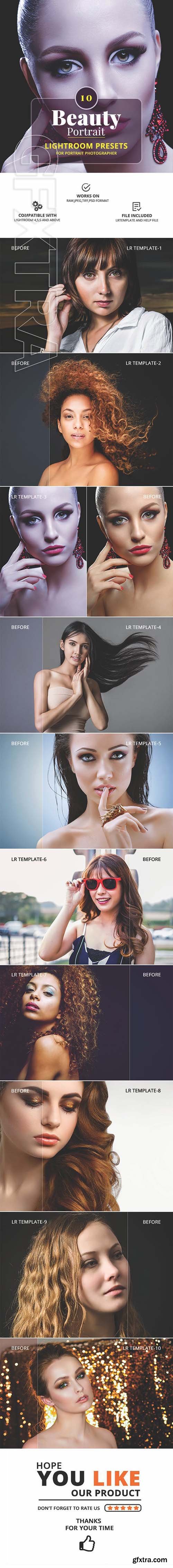 GraphicRiver - 10 Beauty Portrait Lightroom Presets 23047299