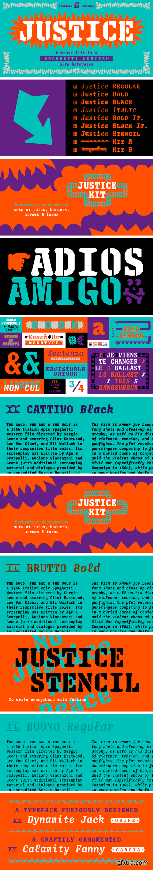 Justice Font Family