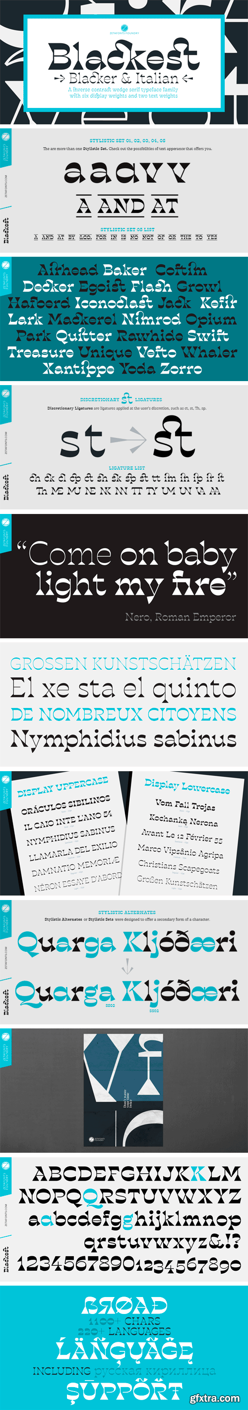 Blackest Font Family