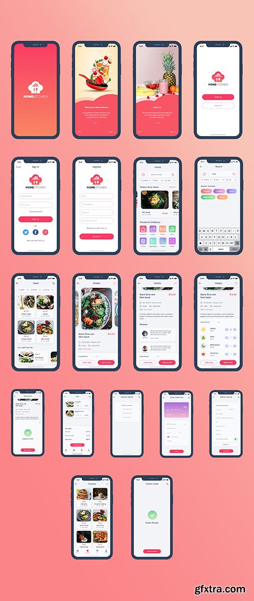 Food App UI KIT