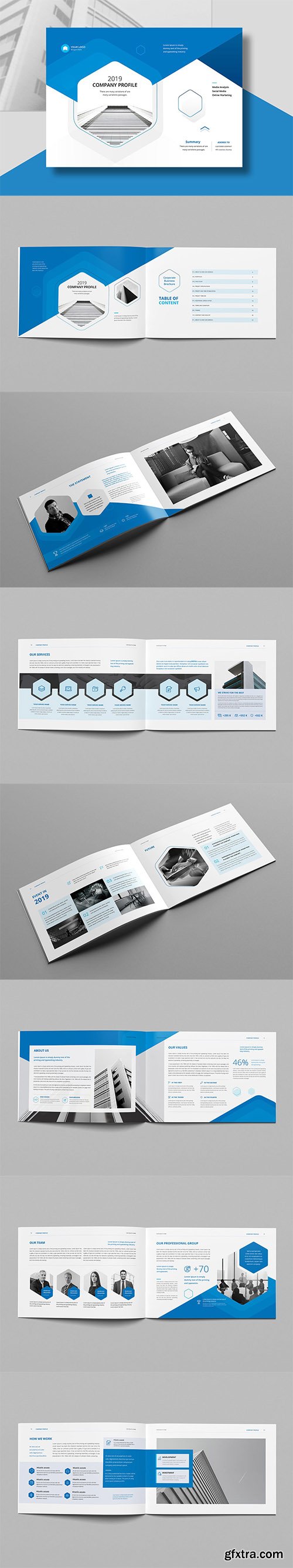 Company Profile Landscape A4