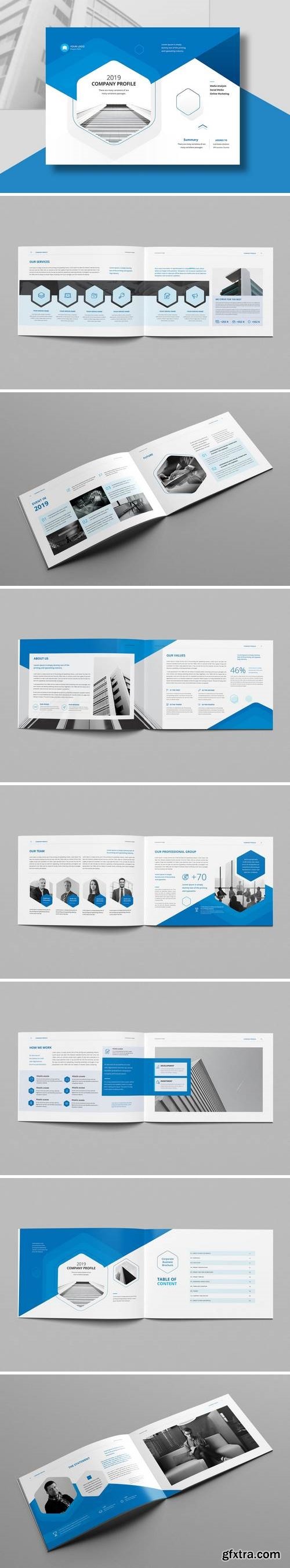 Company Profile Landscape A4