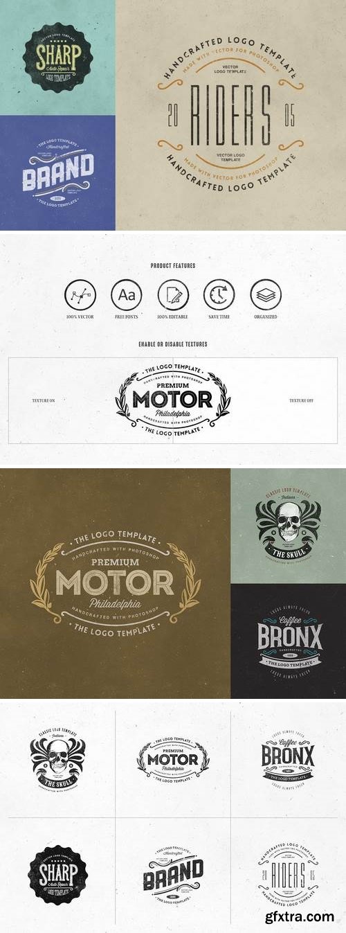 Retro Logo Templates V.03