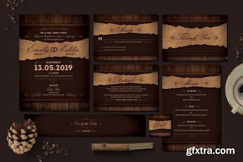 Rustic Wedding Invitation