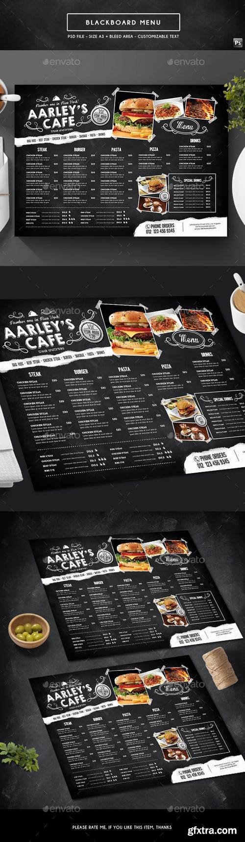 Graphicriver - Blackboard Menu 19305671