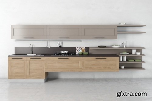 Modern Kitchen 15 3D Model