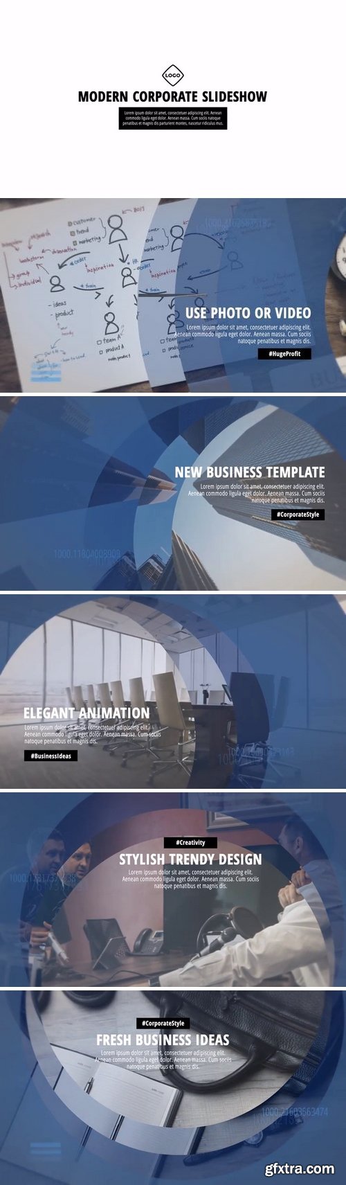 MotionArray - Modern Corporate Slideshow After Effects Templates 160135