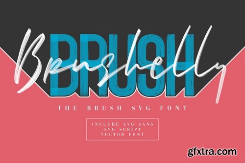 CM - Brushelly SVG Brush Font 3356240