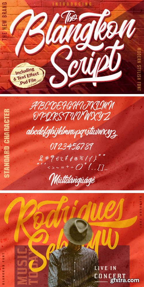 Blangkon Script Font