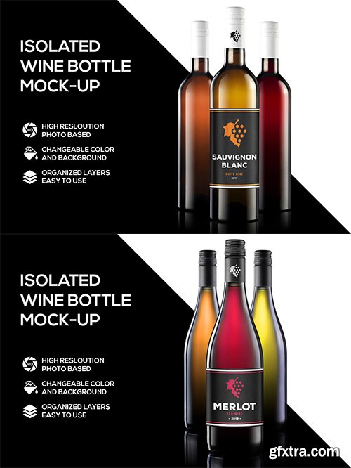 2 Wine Mockups