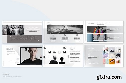 Vamas - Clean Powerpoint  and Keynote  Templates