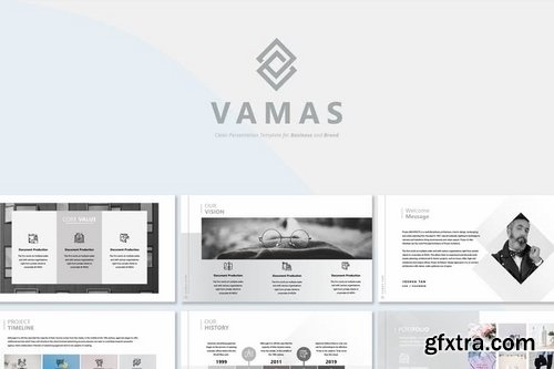 Vamas - Clean Powerpoint  and Keynote  Templates