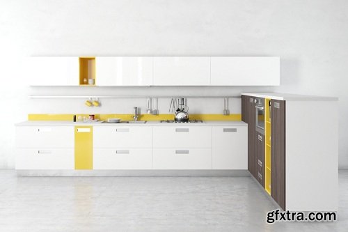 Modern Kitchen 20 3d Model