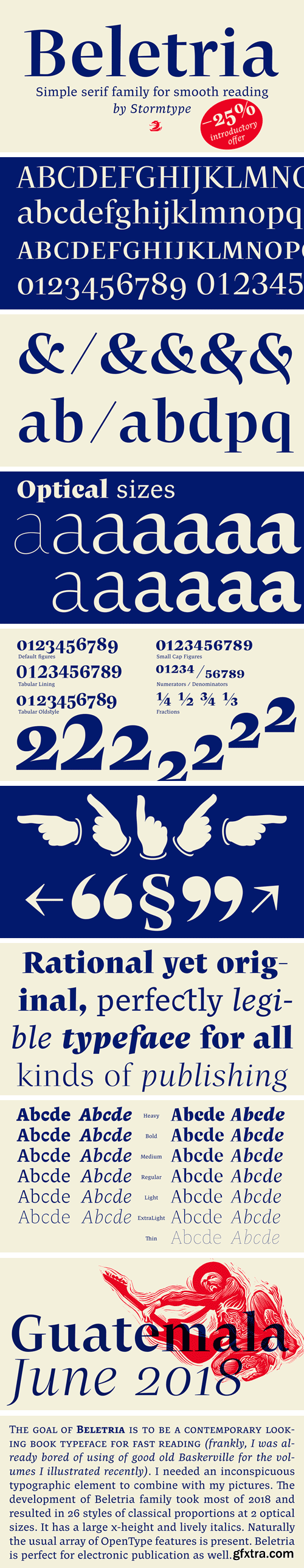 Beletria Font Family