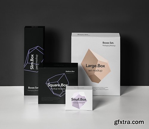 Psd Boxes Packaging Pack Mockup 5