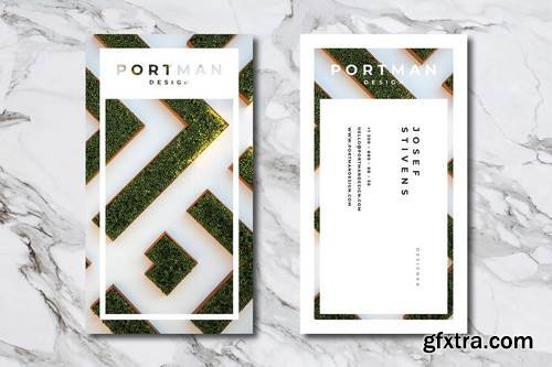 Portman Personal Business Card Template