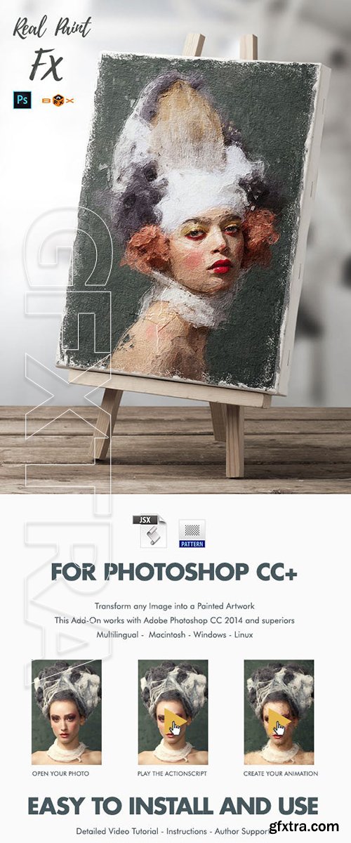animated real paint fx - photoshop add-on free download