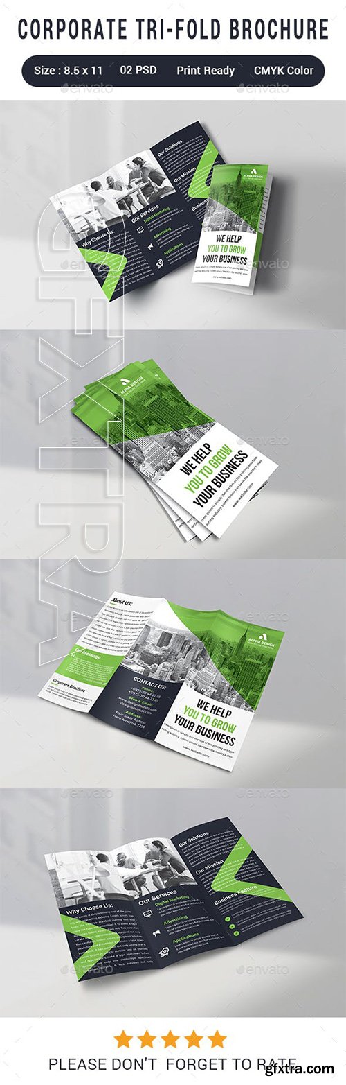 GraphicRiver - Corporate Tri-fold Brochure 23109863