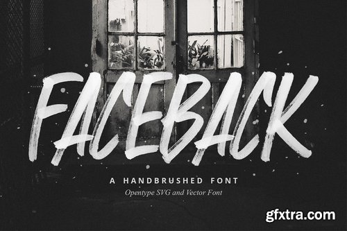 CM - Faceback - SVG Brush Font 3360690