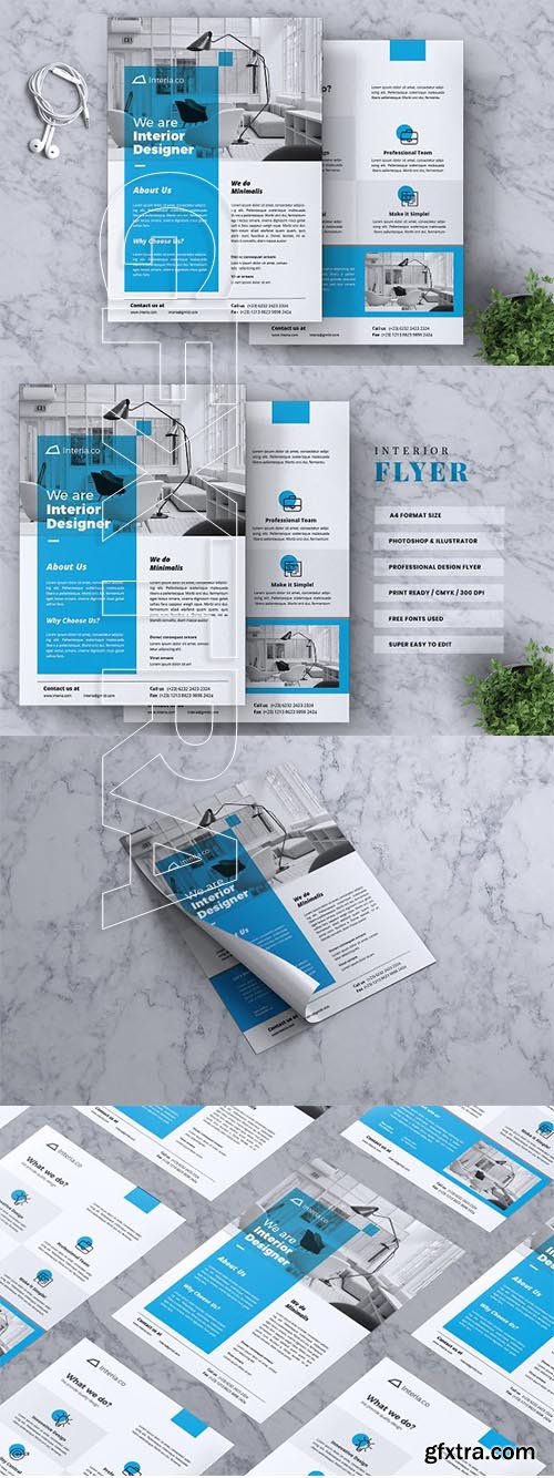 CreativeMarket - Interior Design Flyer Vol 02 3327029