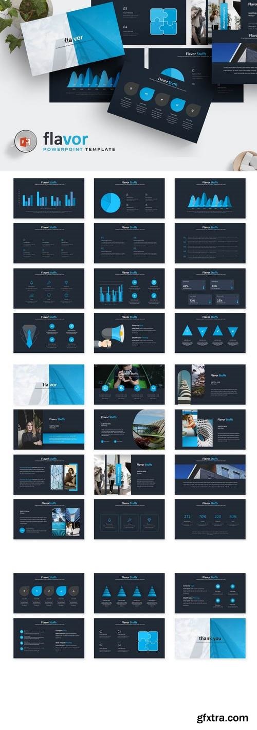 Flavor - Powerpoint, Keynote, Google Sliders Templates