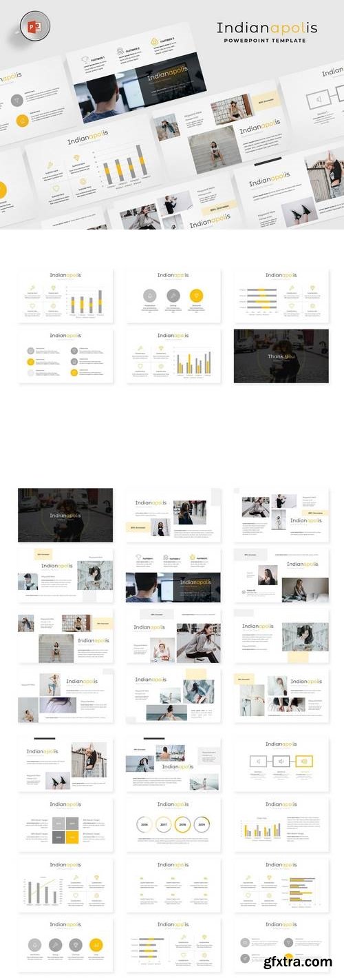 Indianapolis - Powerpoint, Keynote, Google Sliders Templates