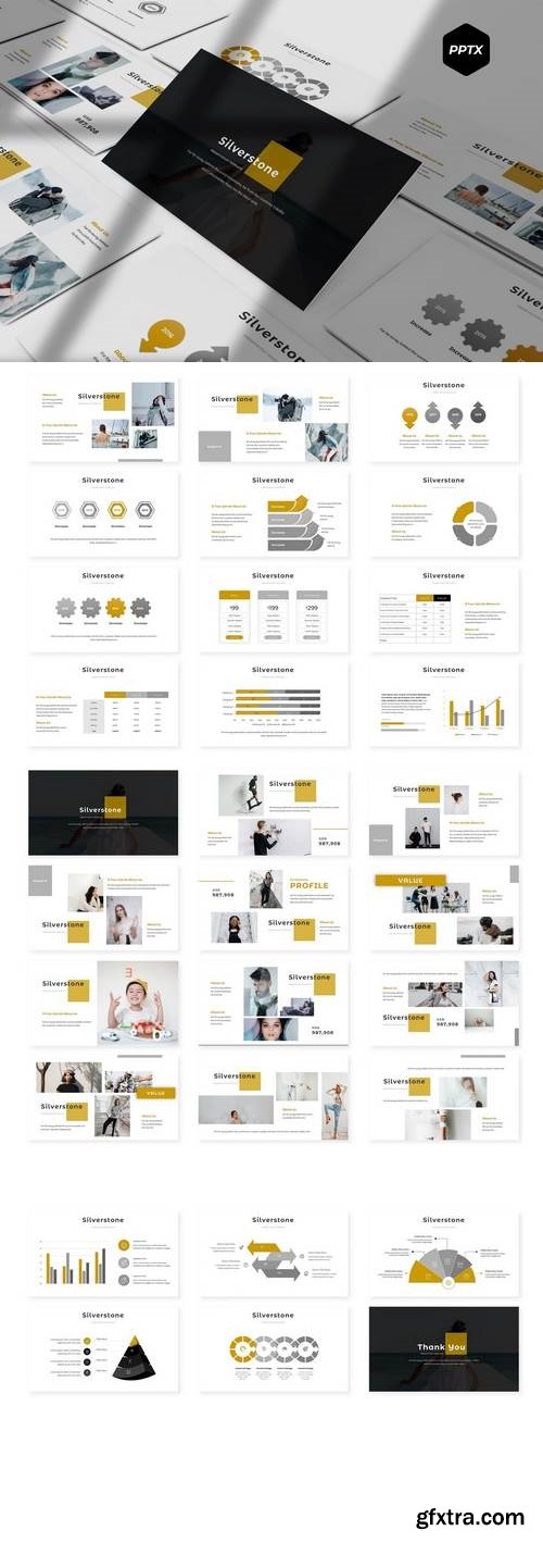 Silverstone - Powerpoint, Keynote, Google Sliders Templates