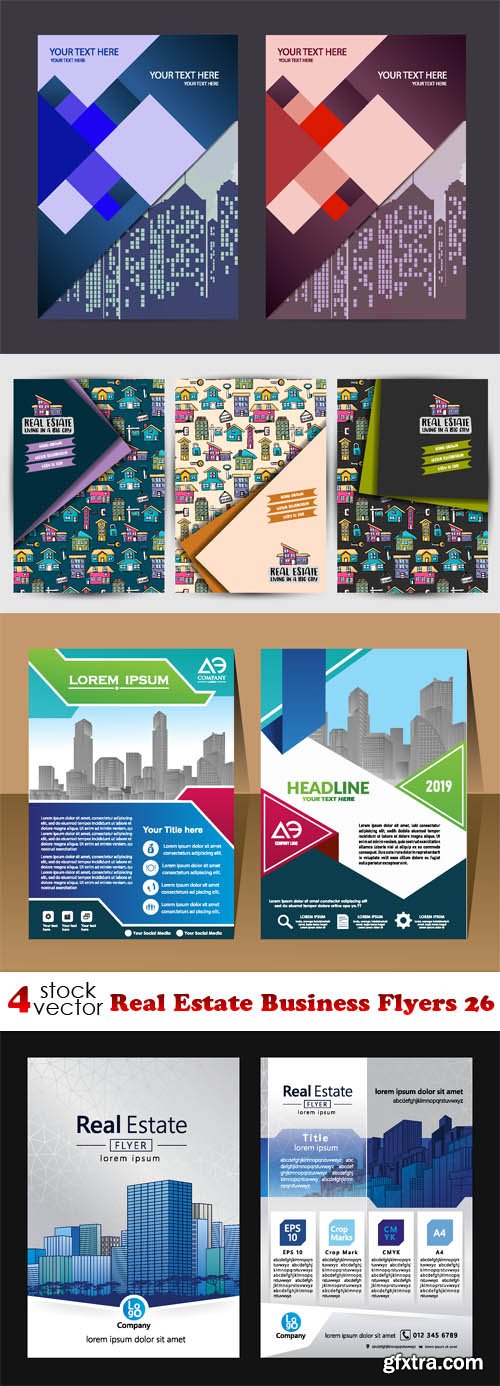 Vectors - Real Estate Business Flyers 26