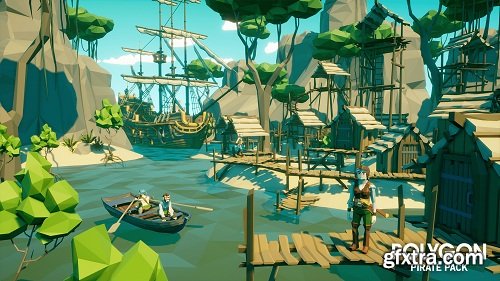 Polygon Pirates Pack UE4