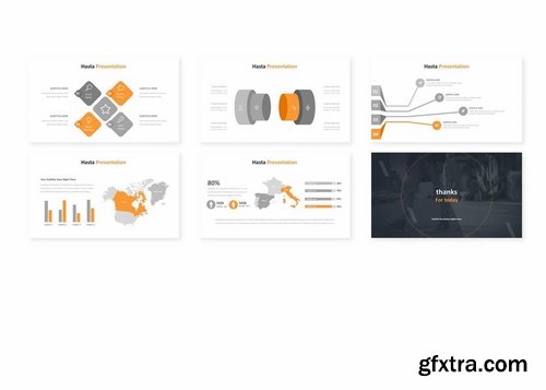 Hasta - Powerpoint Keynote and Google Slides Templates