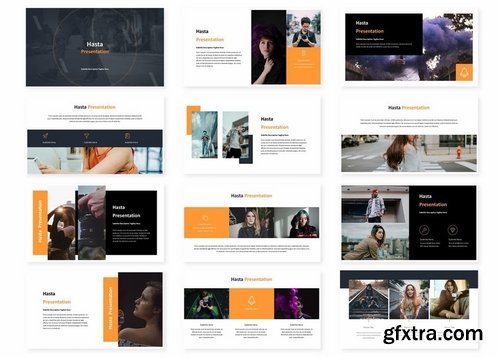 Hasta - Powerpoint Keynote and Google Slides Templates