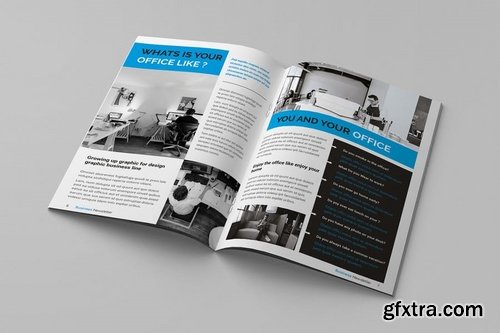 Omnipro - A4 Business Newsletter Brochure Template