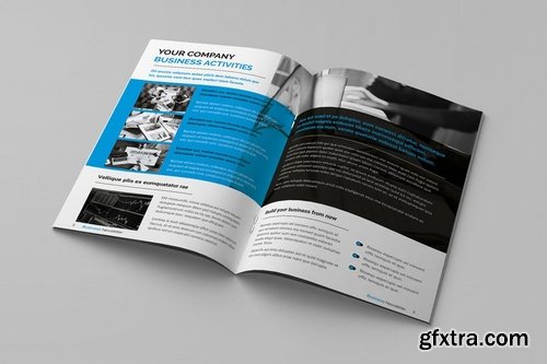 Omnipro - A4 Business Newsletter Brochure Template