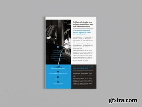 Omnipro - A4 Business Newsletter Brochure Template