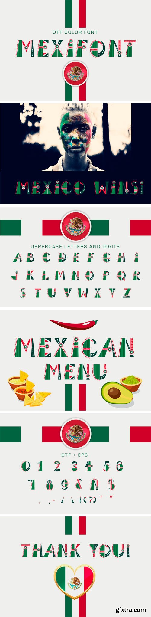 CM - OTF Color Font “Mexifont” 3152666