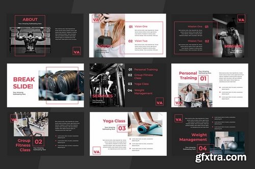 Various Gym - Keynote and Google Slides Templates