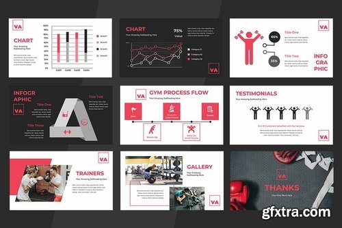 Various Gym - Keynote and Google Slides Templates